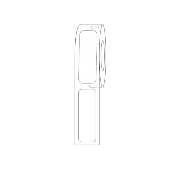 Direct Thermal Cryo Label  38x13mm for Cryogenic Vials White Roll Form
